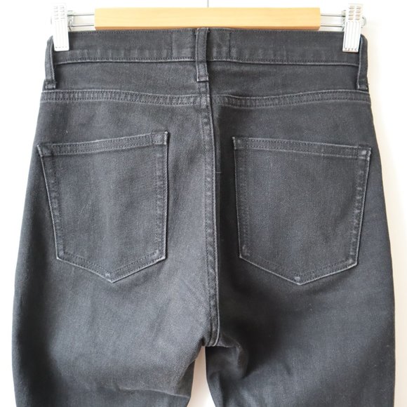 Everlane High Rise Skinny Ankle Black Jeans, Size 26 - Picture 4 of 13